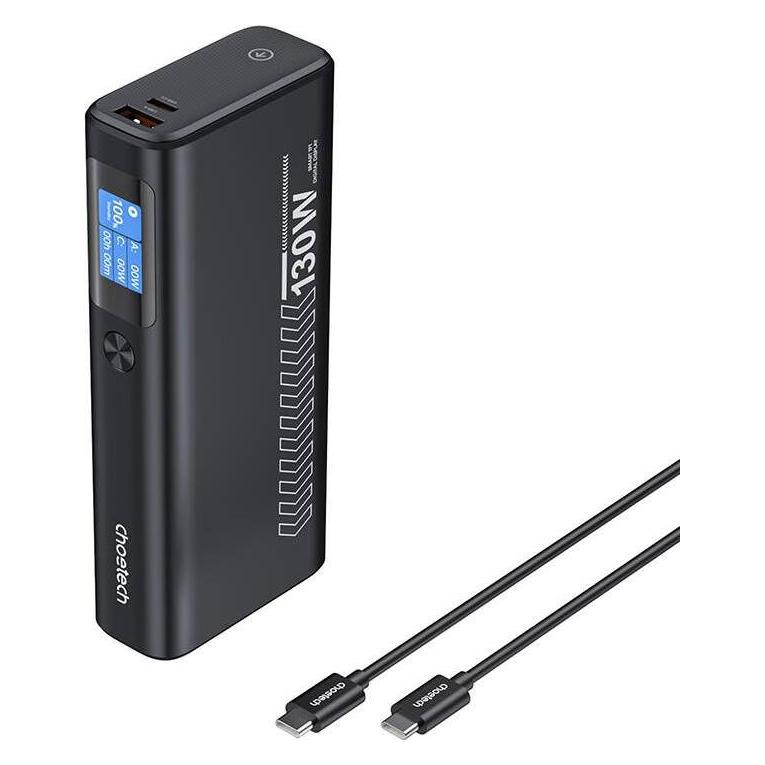 Choetech Power Bank B702 20000mAh PD100W 2C1A (Grey) (20000 mAh, 100 W) (B702)