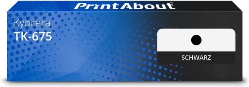 PrintAbout Toner kompatibel mit Kyocera TK-675 - Schwarz