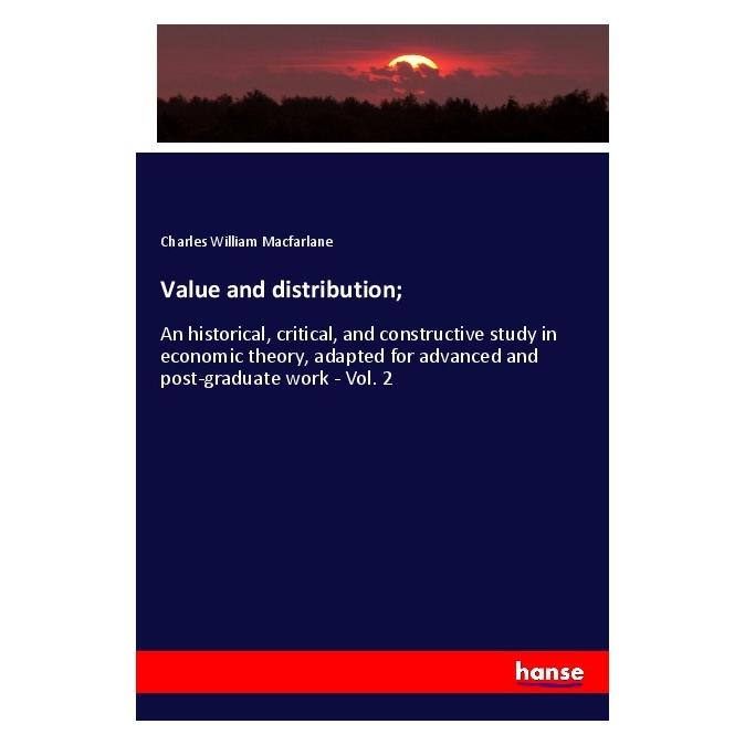 Hansebooks Value and distribution (Deutsch, Softcover, Charles William Macfarlane) (57135144)