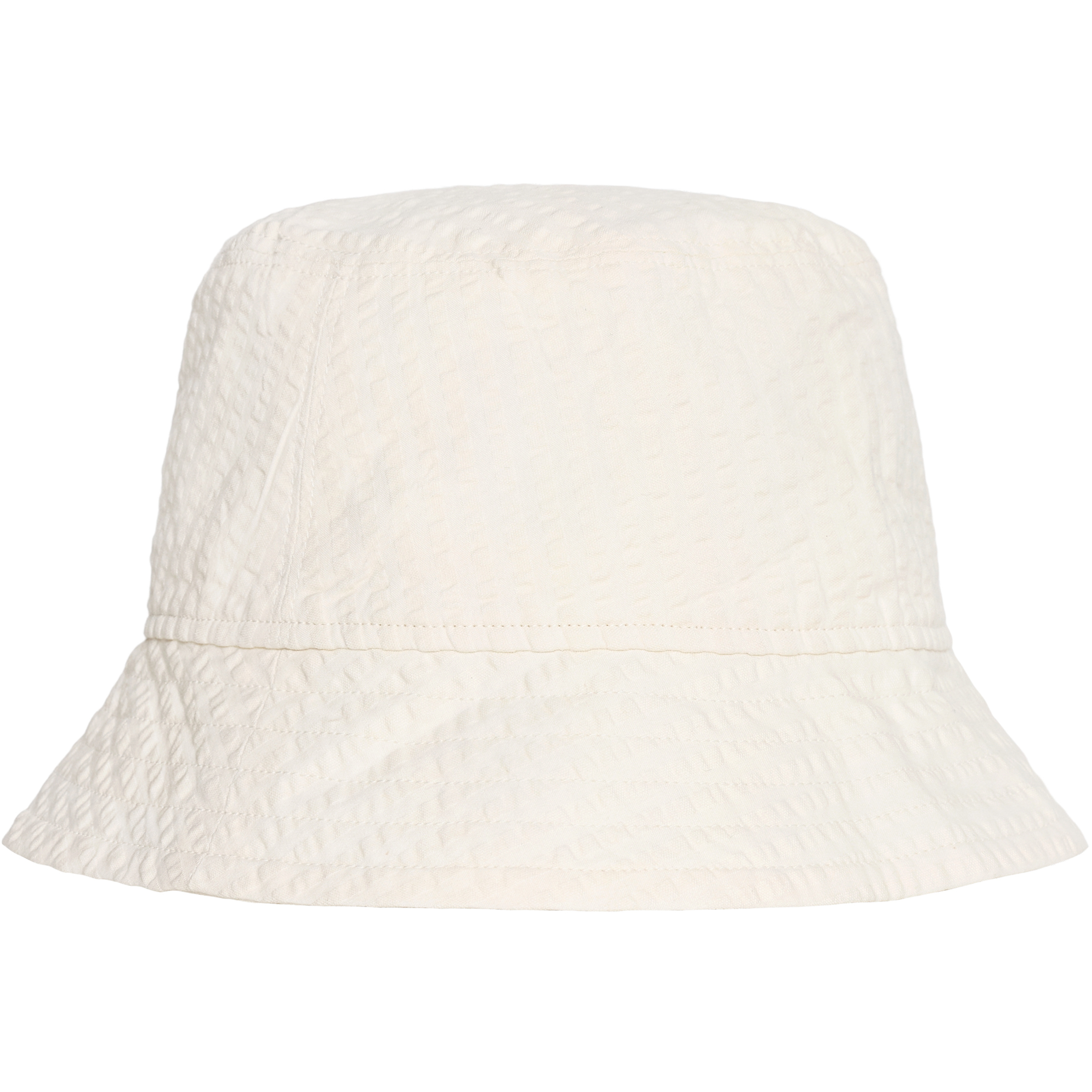 KnowledgeCotton Apparel Seersucker Bucket Hut Hüte weiss Größe M Lifestyle Atmungsaktiv