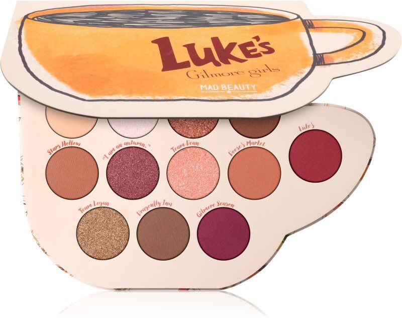 Mad Beauty Gilmore Girls Eyeshadow Palette 12x2.5 g