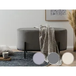 SalesFever »Ottie« Sitzpouf Cord Grau