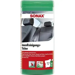SONAX Innen Reinigungs Tücher 25 Stk in Box KFZ Pflege Tücher Innen Pflege