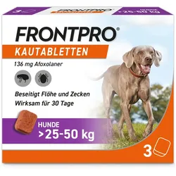 FRONTPRO Kautablette Hunde 25-50kg 3 St
