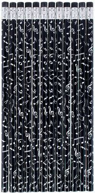 agifty Pencil Black Set Of 12