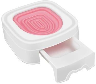 Inspired Finds Reusable Cat Toilet Training Sandbox System For Cats & Small Dogs pink
