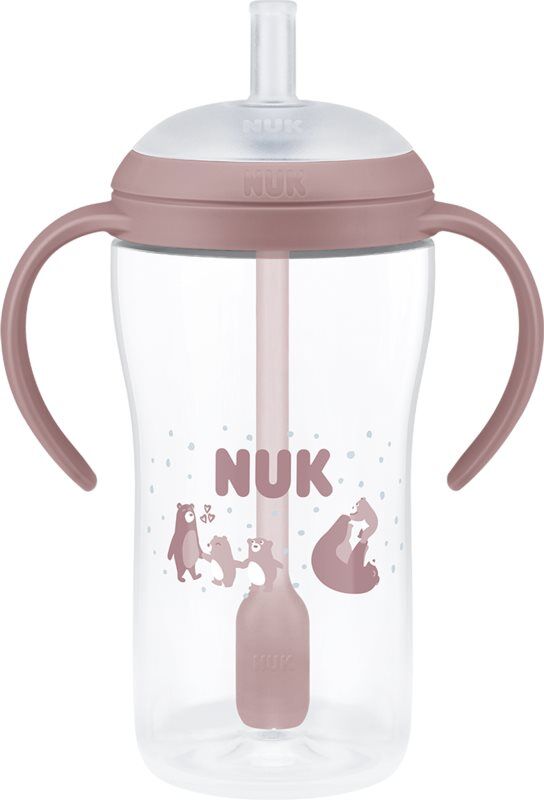 NUK Perfect Match Bear bouteille avec paille 8m+ 1 pcs