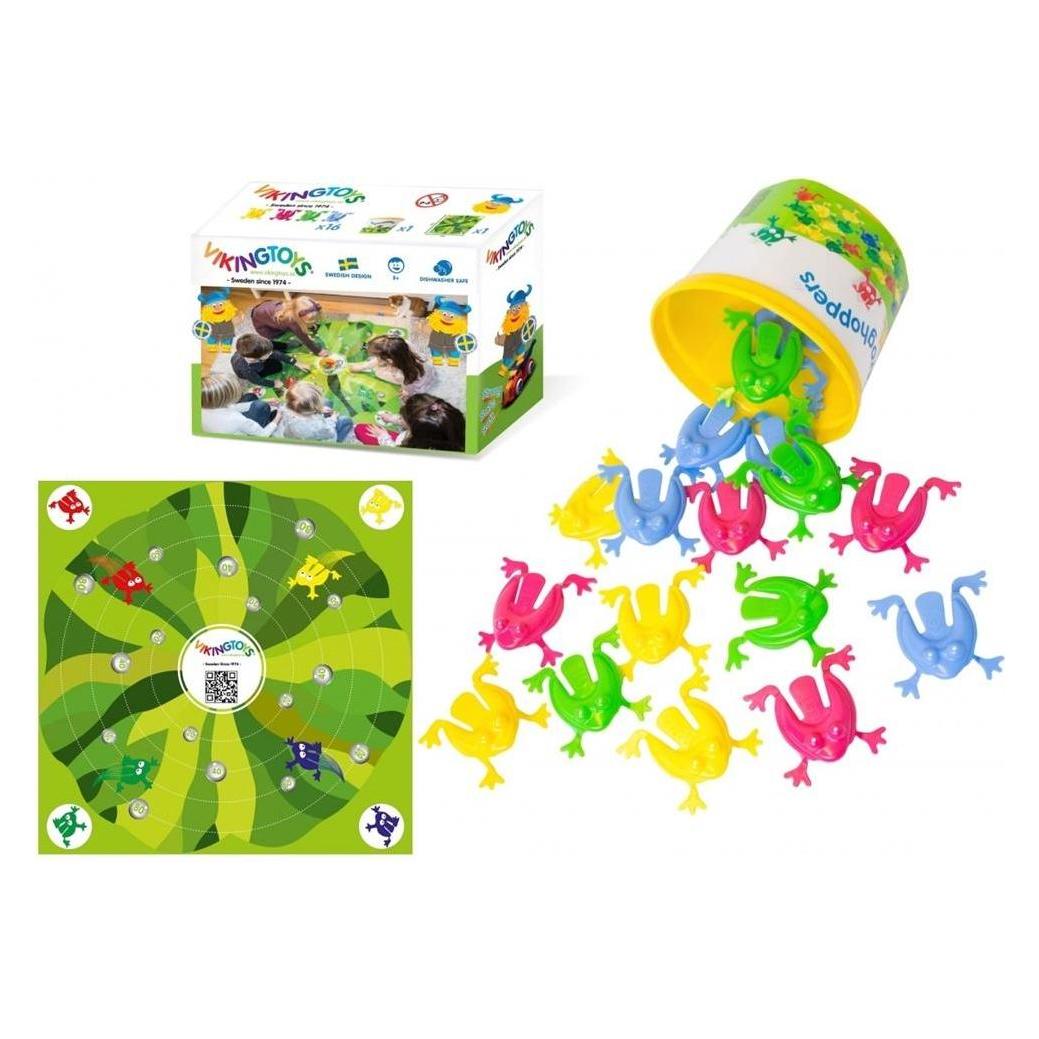 Viking Toys Spiel Frösche mit einer Matte (Polnisch, 1 - 4 Spieler) (GXP-699070)