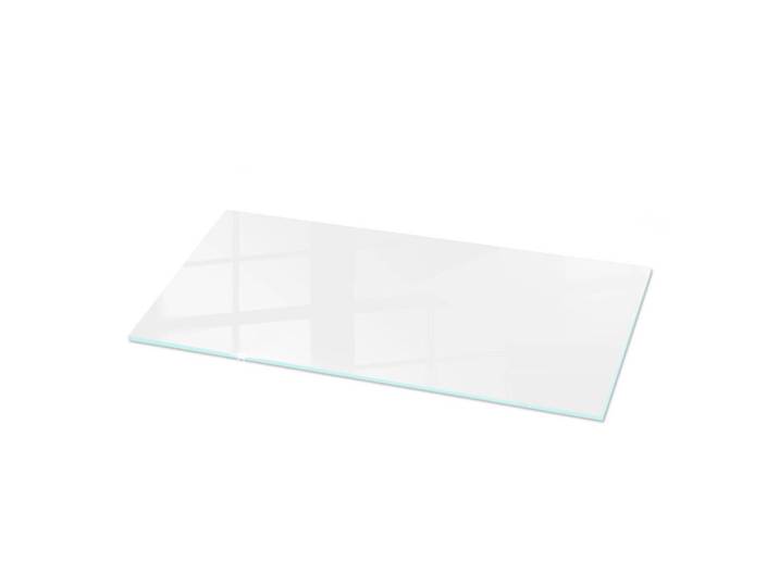 Tulup Glasplatte 125x50 cm Farbe Weiß glatt, Glas, Rechteckig, 50x0.4x125 cm, Esszimmer, Esstische, Tischsysteme