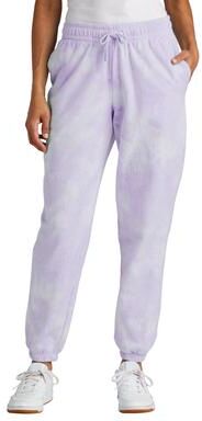 Port & Company LPC140P Women's Beach Wash Cloud Tie-Dye Sweatpant size XL   Cotton/Polyester Blend