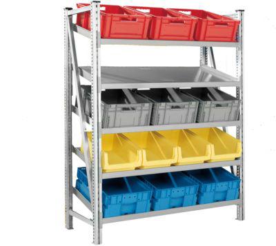 Fachebene, schräg, für Regal R 7000, T 600 x B 1283 mm