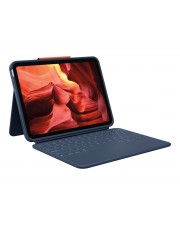 Logitech Rugged Combo 4 Tastatur und Foliohülle Apple Smart connector Classic Blue für 10.9-inch iPad 10. Generation (920-011191)