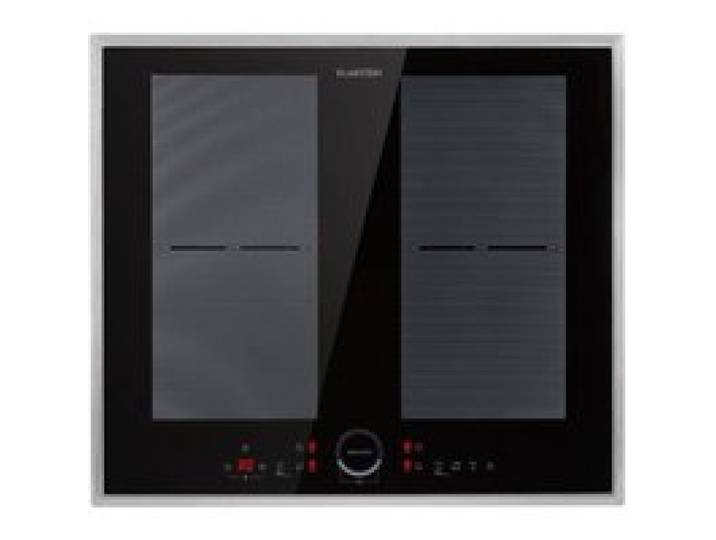 Klarstein Delicatessa 60 Prime table de cuisson à induction 4 Zones 7000W minuterie noire
