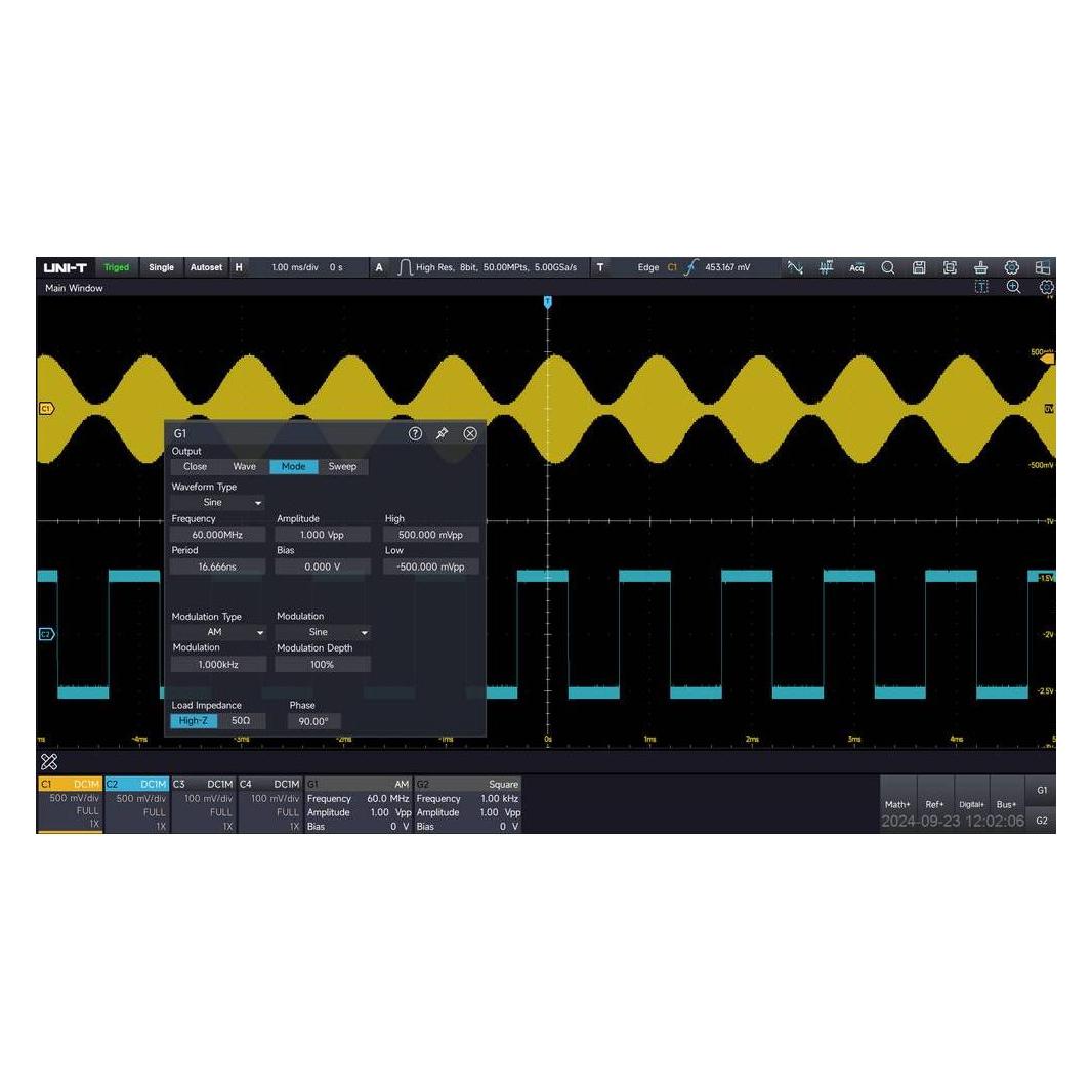 Uni-T MSO7000X-AWG Mess-Software Upgrade (191502600001)