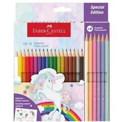 Faber-Castell (Schule) Buntstifte »Classic Colour Einhorn Edition« 18 + 6 Stück braun