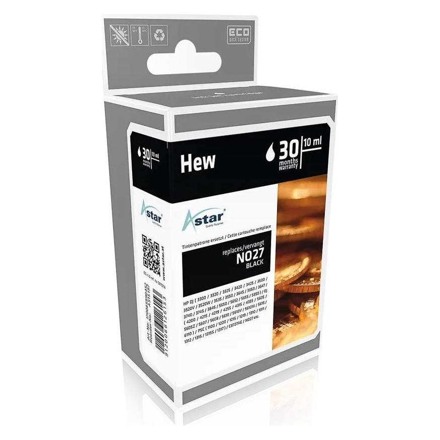Astar AS15197 - Tinte auf Pigmentbasis - Schwarz - HP - HP DJ ( 3300 / 3320 / 3325 / 3 (BK) (AS15197)