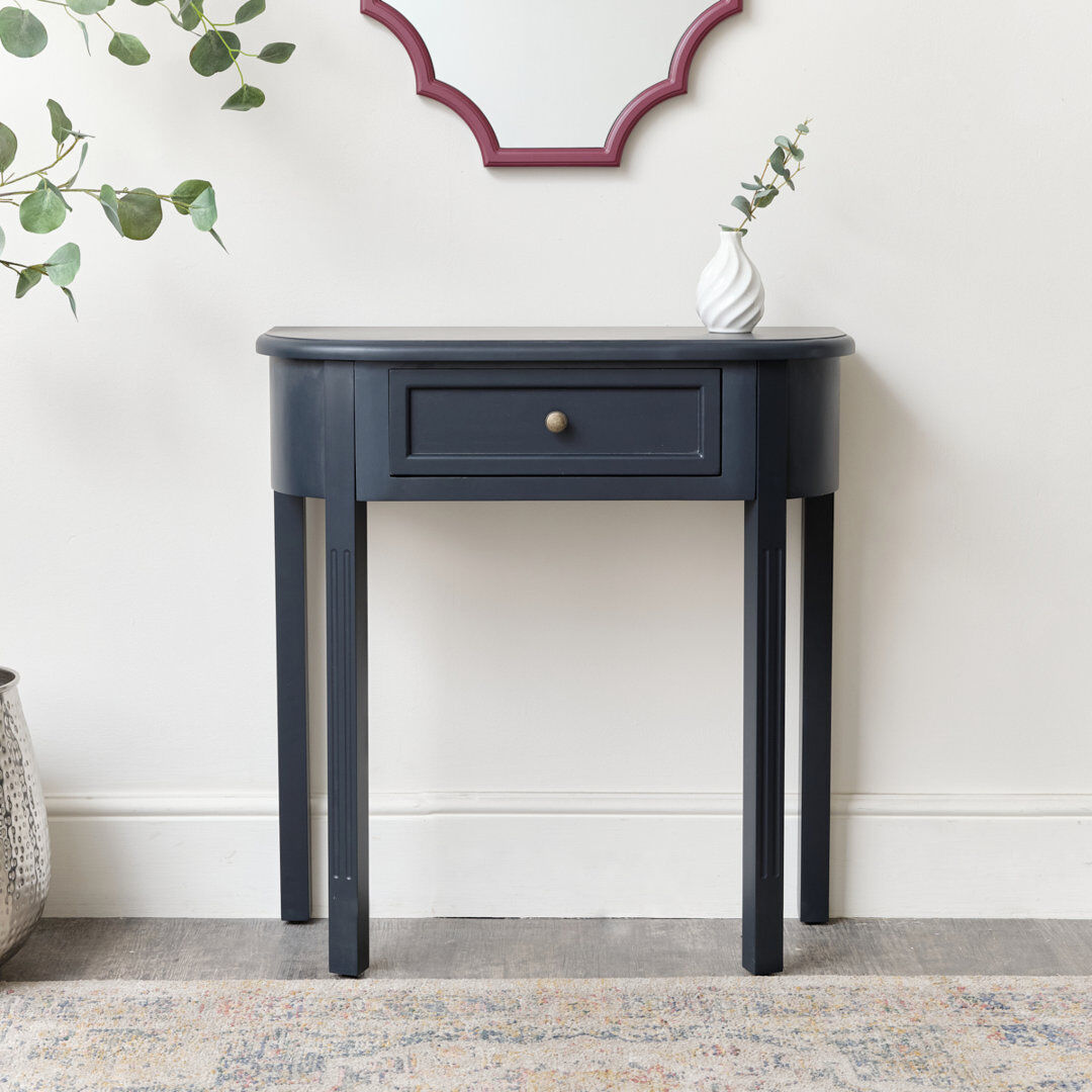 Melody Maison Half Moon Table - Daventry Range Black