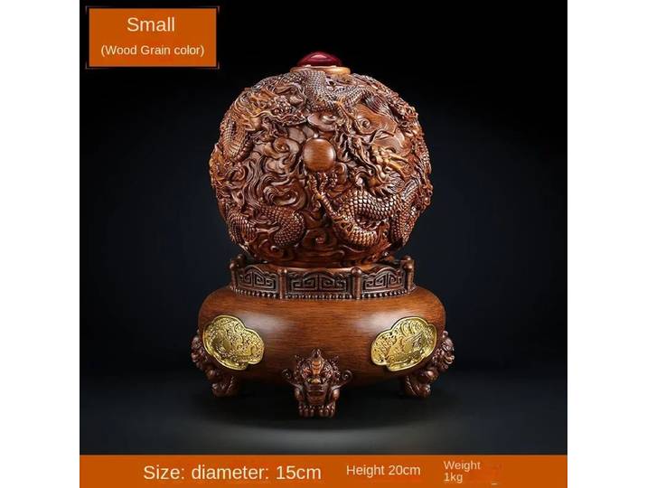 Attirer la richesse Dragon neuf tourne Qiankun trépied ornements maison salon magasin ouverture cadeau