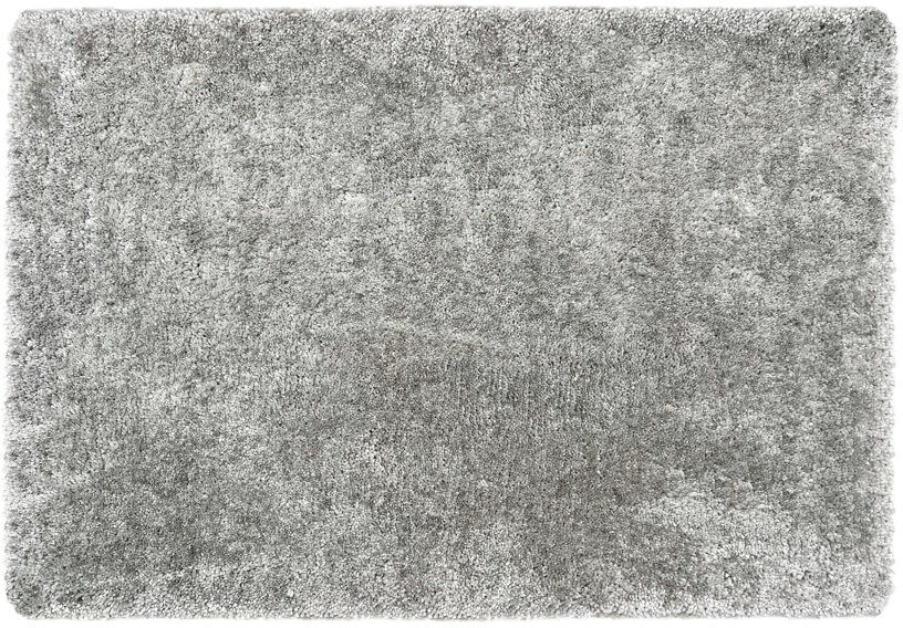 My Mat My Lux Deep Pile Silver Rug Grey Rectangle 160 x 230cm