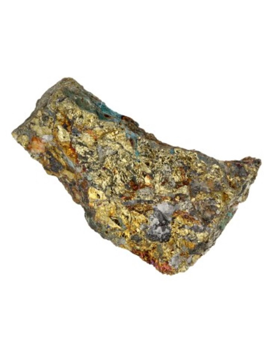 Chalcopyriet ruwe brokjes 250 g