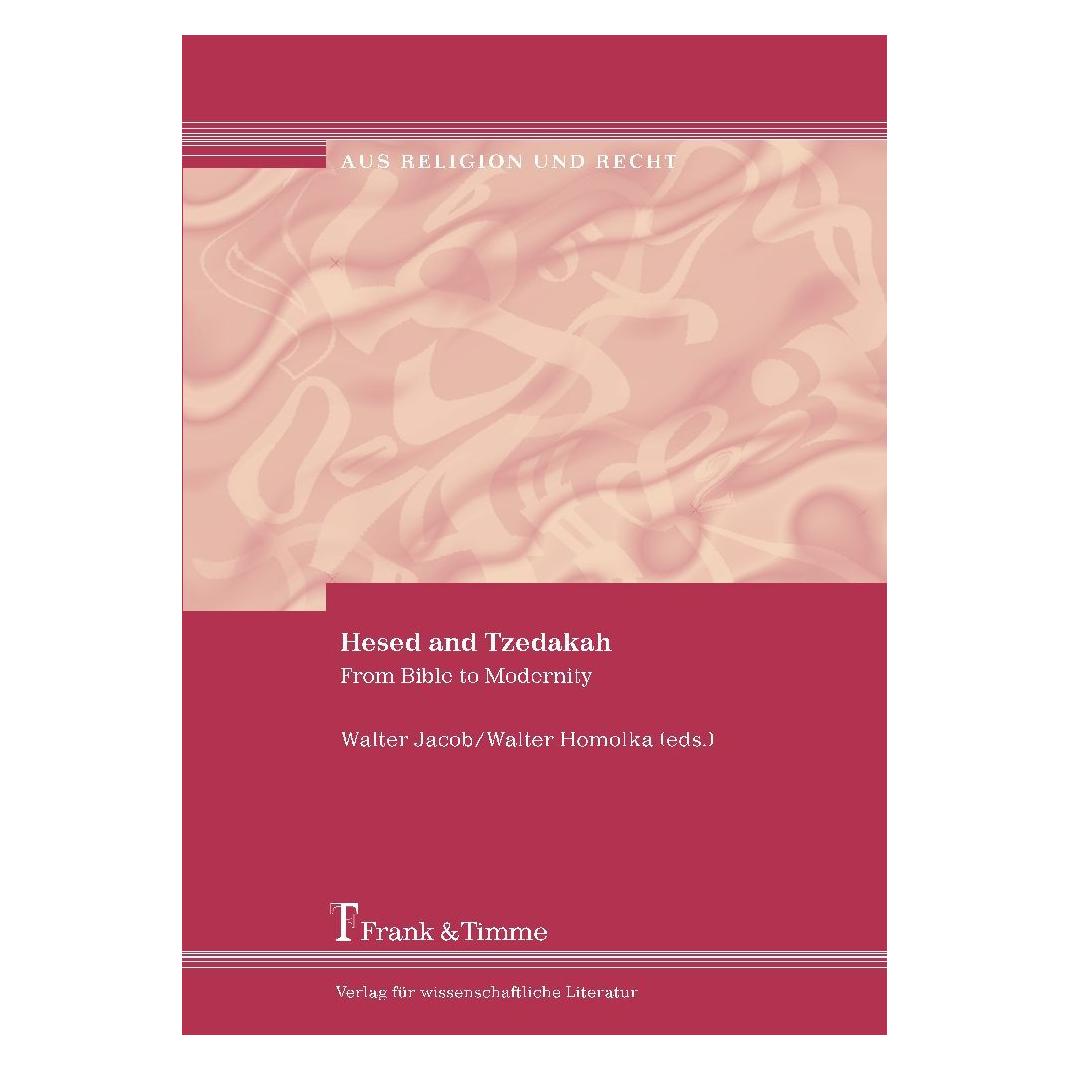 Frank & Timme Hesed and Tzedakah (Deutsch, Softcover, Walter Homolka, Walter Jacob) (55189505)