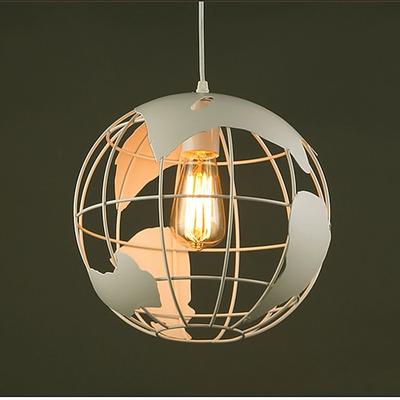 28cm sputnik design globus design pendelleuchte metall vintage style klassisch metall lackiert kunstvoll modern 85-265v