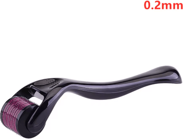 Inspire Picks 540 Titanium Derma Roller Precision Microneedle Skin Care Tool For Face black 0.2mm
