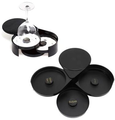 DynamicDeals Professional Tier Bar Glass Rimmer For Cocktails, Margaritas & Home Bartending Professional Tier Bar Glass Rimmer For Cocktails, Margaritas & Home Bartending