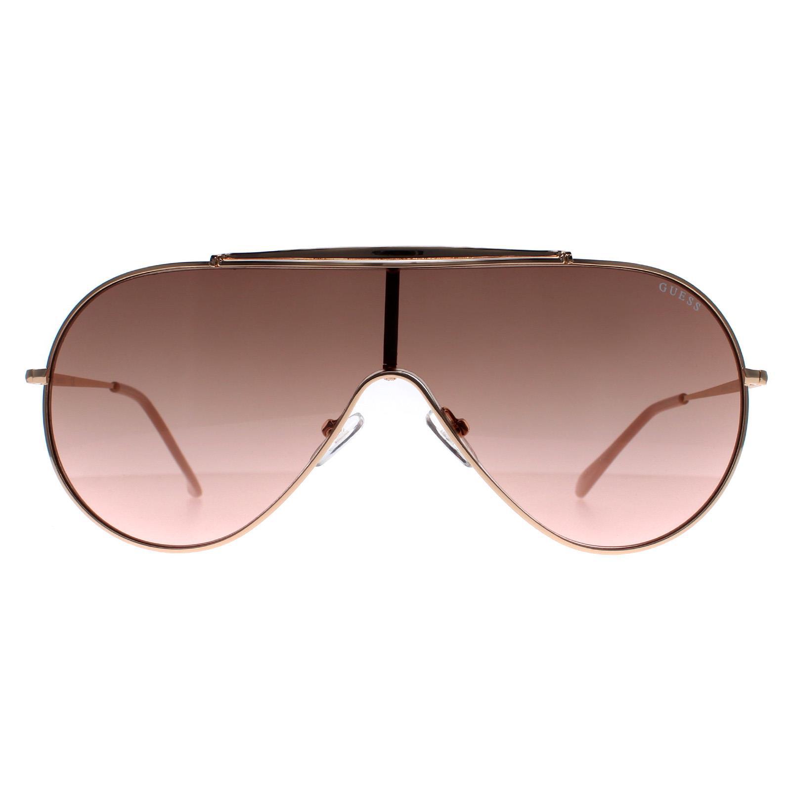 Guess Sonnenbrille GF0370 32T Rose Gold Braun Gradient