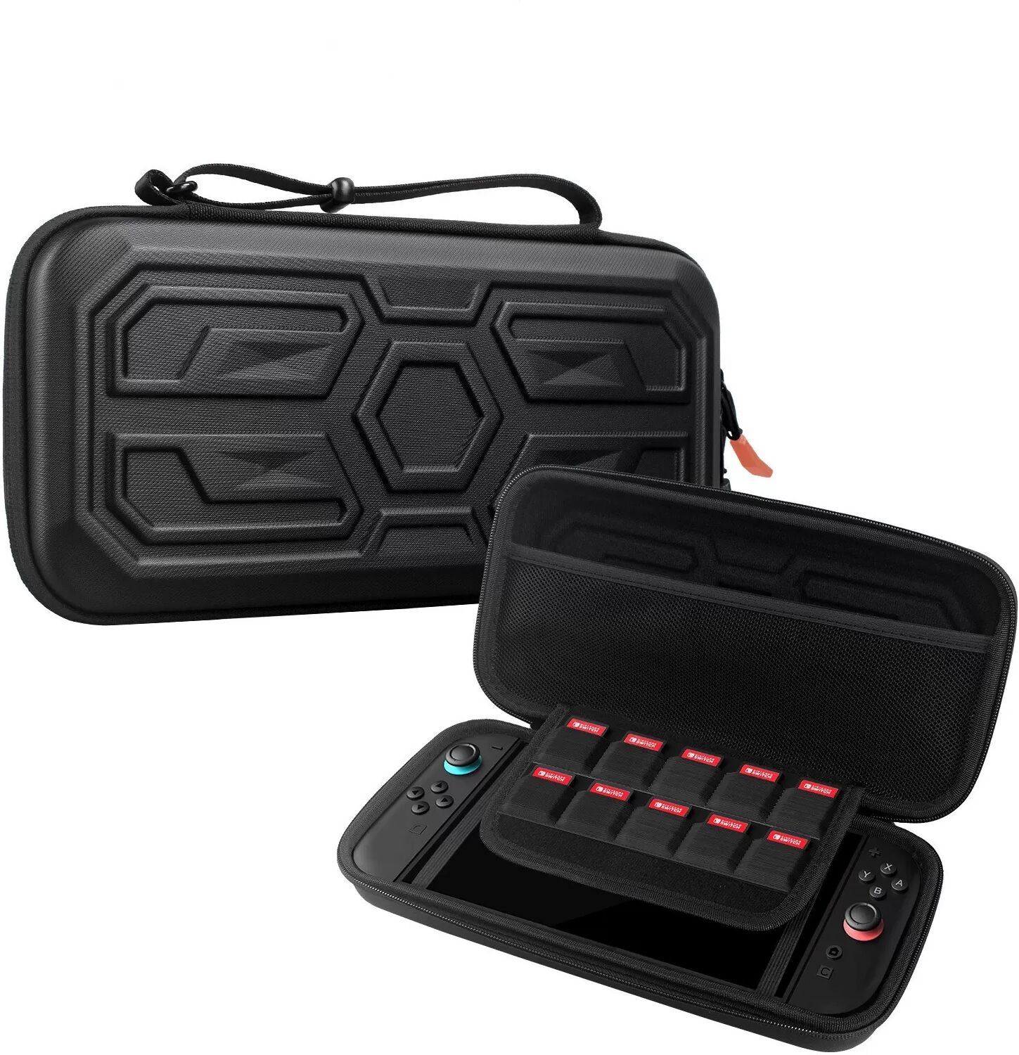 INF Mech-Stil Tragetasche kompatibel mit Switch 2 - Hartschalenkoffer für Nintendo Switch 2