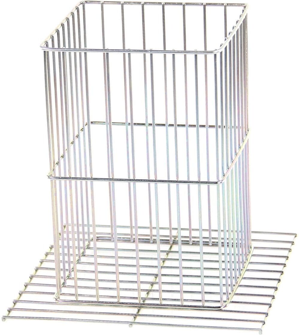 Futterbehälter SWISSPET, silber (silberfarben), B:22cm H:23cm, Lebensmittelaufbewahrungsbehälter, Futterbehälter silberfarben B/H/L: 22cm x 23cm