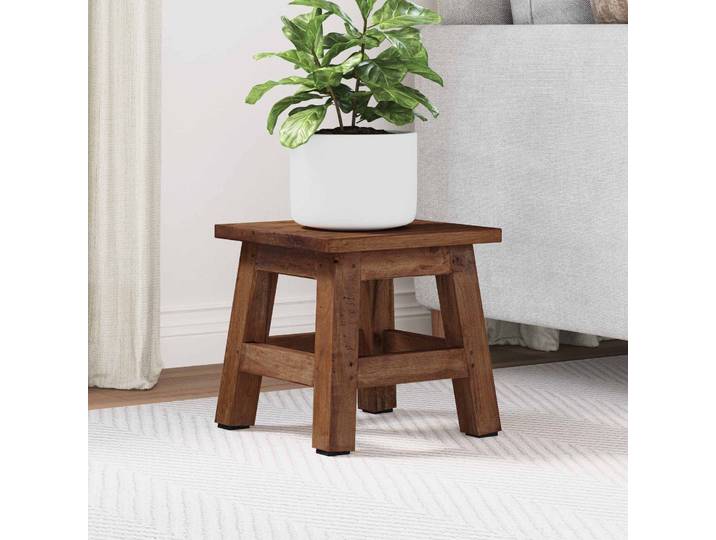 vidaXL Hocker Natur 26 x 26 x 26 cm Mahagoni Holz