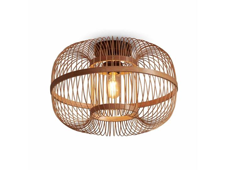 Plafonnier bambou naturel, h. 25cm