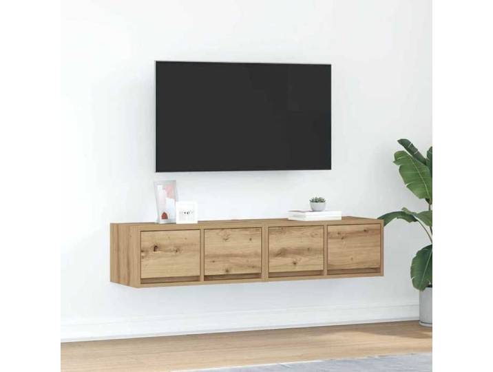 UNIQUE Meubles TV 2 pcs LMT - Bancs TV Armoires de rangement chêne artisanal 60x31x25 5cm bois d'ingénierie cozy260887