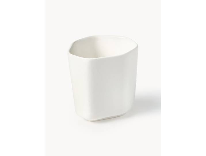 Tasses à expresso en porcelaine de forme organique Joana, 4 pièces