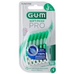 GUM SOFT-PICKS PRO large 30 St