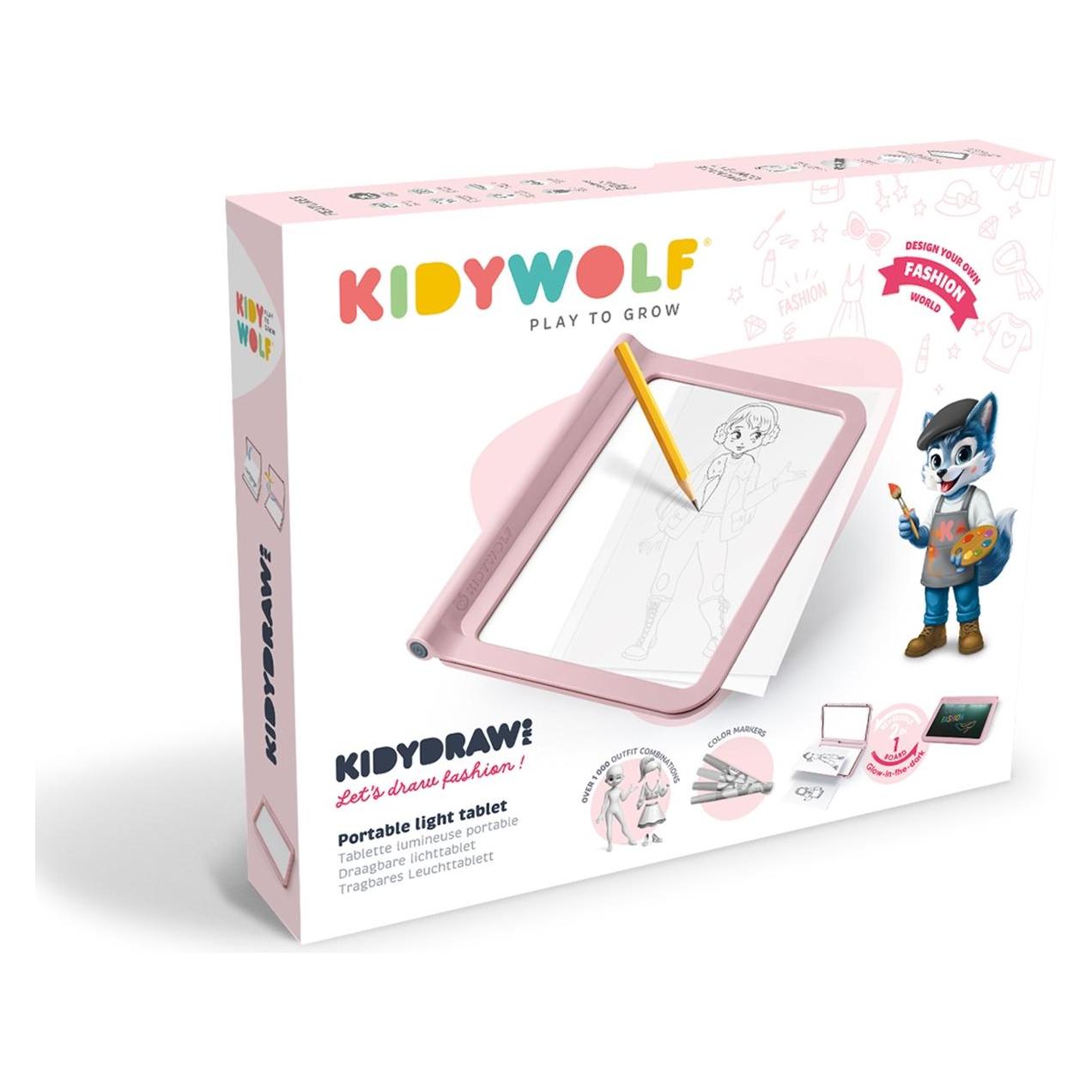 Kidywolf Leuchtende Designtafel (KIDYDRAW-PRO-PI)