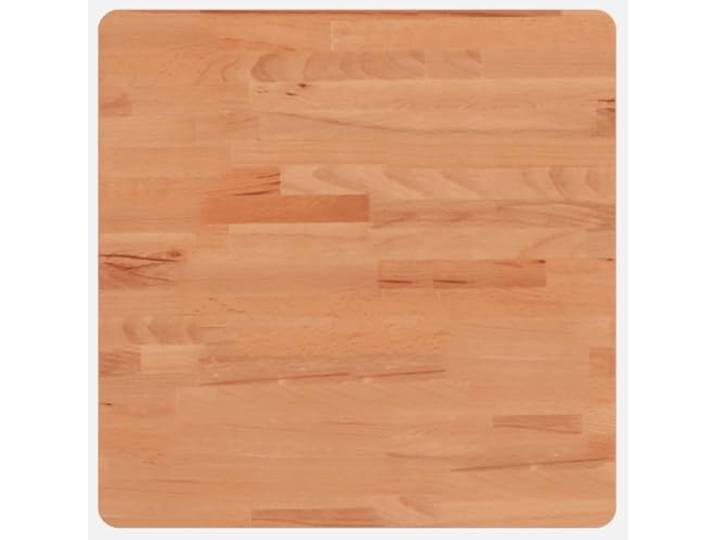 Tischplatte Holz 50x50x4 cm Quadratisch aus Massivholz Buche für Tisch Buche Massivholz, quadratisch 50x50 cm, abgerundete Ecken, leichte Reinigung, einzigartige Maserung