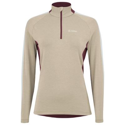 Löffler - Women's Midlayer Racing Transtex - Fleecepullover Gr 40 beige