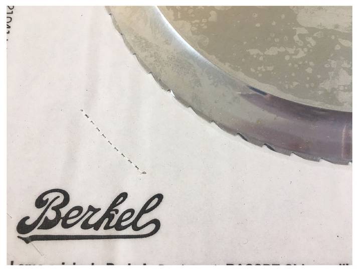 Berkel gezahntes Messer für Red Line 250