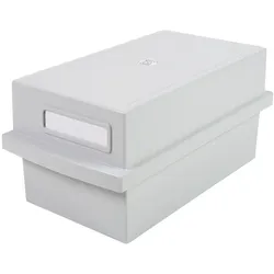Exacompta 56140D 20x Karteikasten DIN A7 K - Lichtgrau