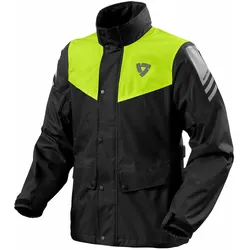 Revit Nitric 4 H2O, Regenjacke - Schwarz/Neon-Gelb - M