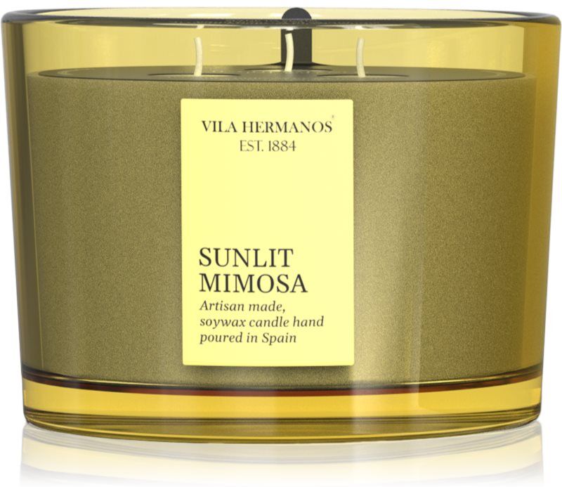 Vila Hermanos Sunlit Mimosa bougie parfumée 350 g