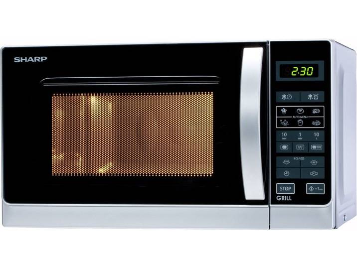 Sharp R-642INW - Magnetron - 20L - 800W - Zilver