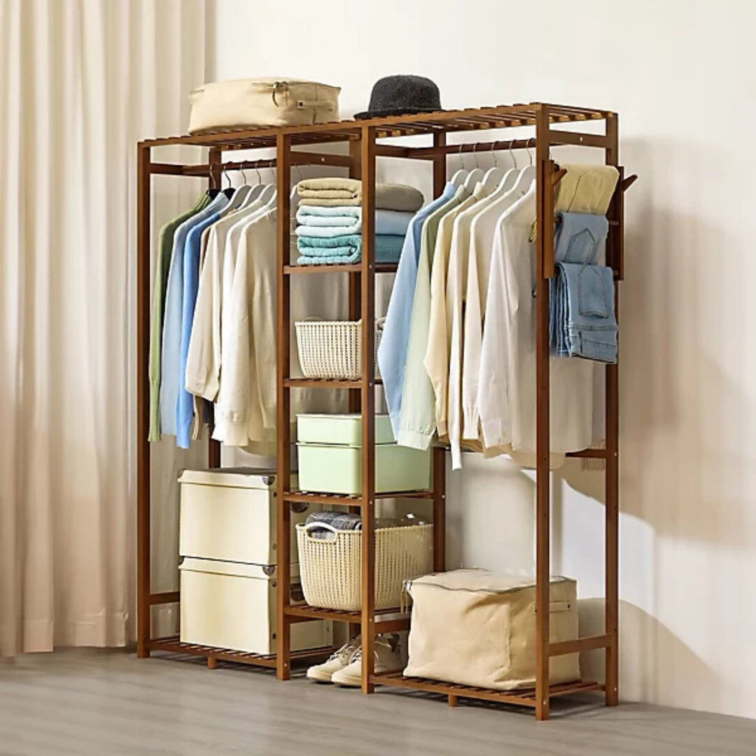Borough Wharf 153cm Adjustable Clothing Rack
