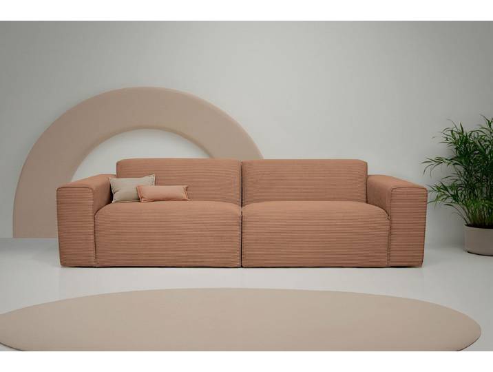OTTO home 3-Sitzer Clayton Breite 248 cm, in einem trendigen Cord-Bezug, verschiedene Kombinationen verfügbar