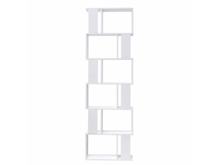Bibliothèque étagère avec 6 étagères blanc