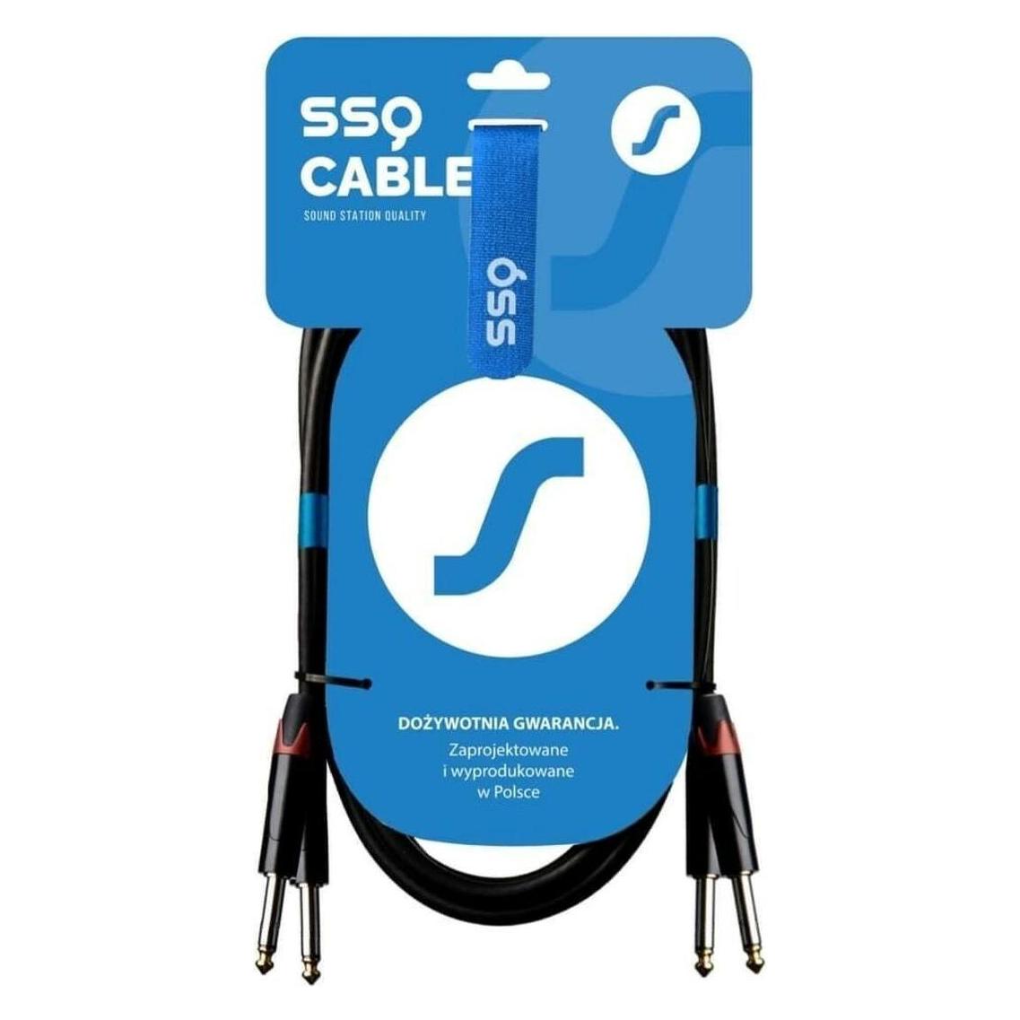 SSQ JMJM3 - 2x Jack mono / 2x Jack mono (3 m) (SS-2105)