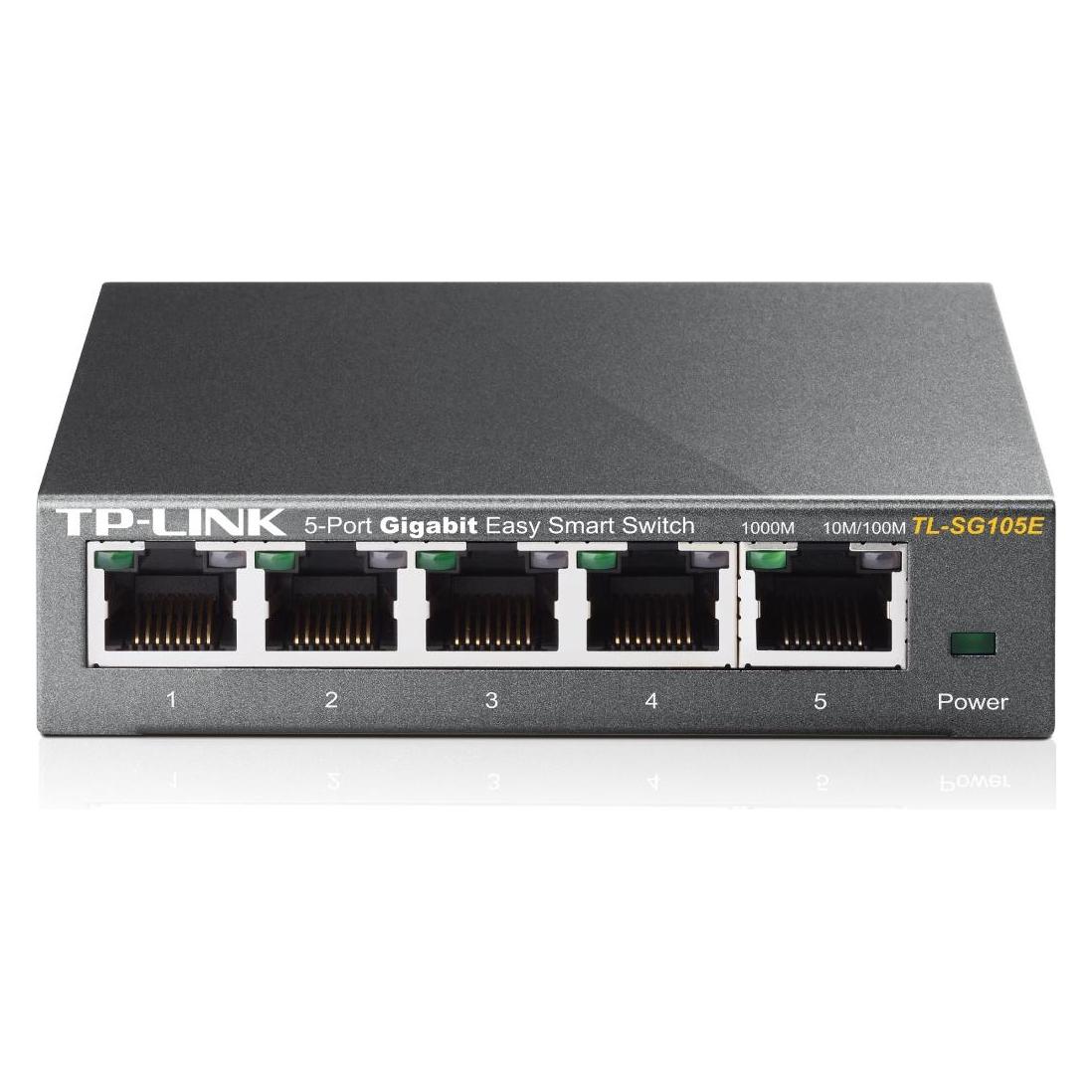 TP-Link Switch Omada Easy Smart 5 x 1G Ports TL-SG105E 5 Port (5 Ports) (TL-SG105E)