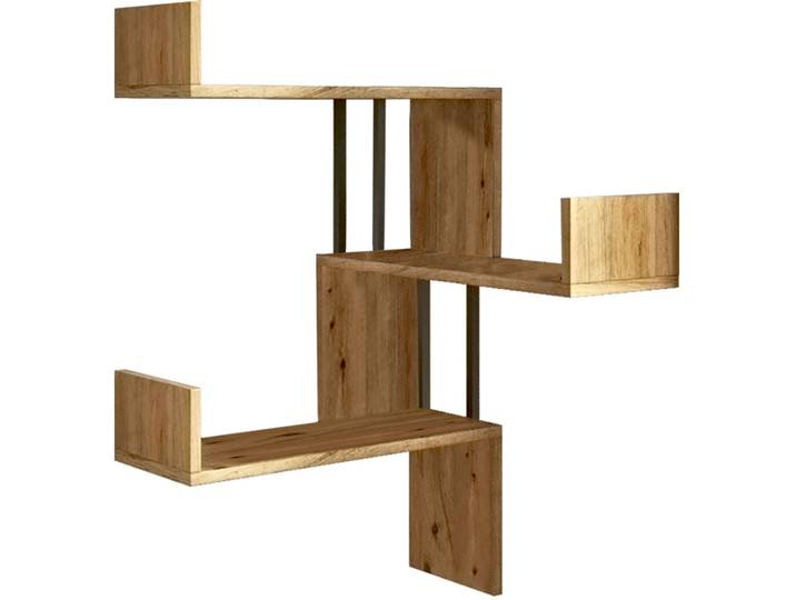 Wandregal Yemek Kiefer Melamin B 60 T 60 cm - Wandregal